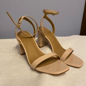 ASOS Nude Block Heels
